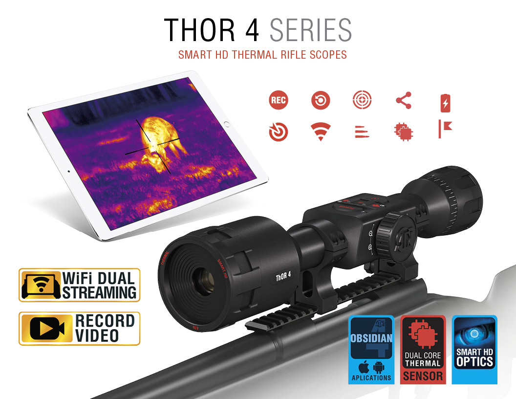 ATN ThOR 4 2x-8x Thermal Rifle Scope